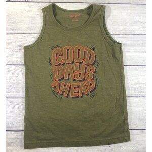 Cat & Jack Good Days Ahead Olive Tank Top